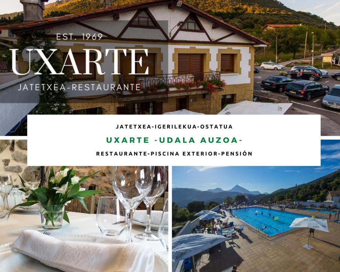 Hotel Pension Uxarte Arrasate/Mondragon Exterior foto